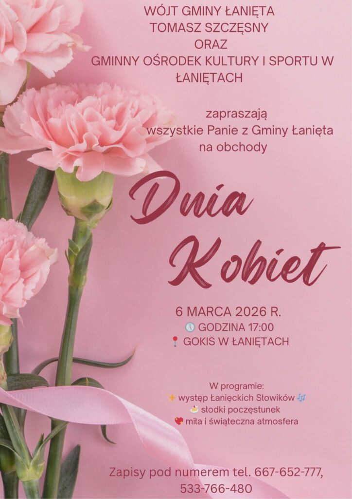 Zaproszenie na spotkanie z okazji Dnia Kobiet