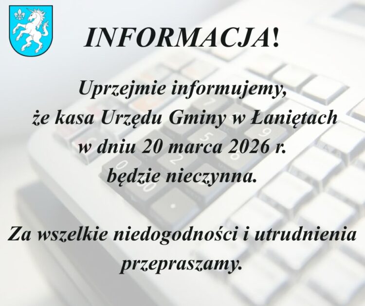Informacja- kasa nieczynna