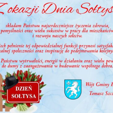 Życzenia z okazji Dnia Sołtysa
