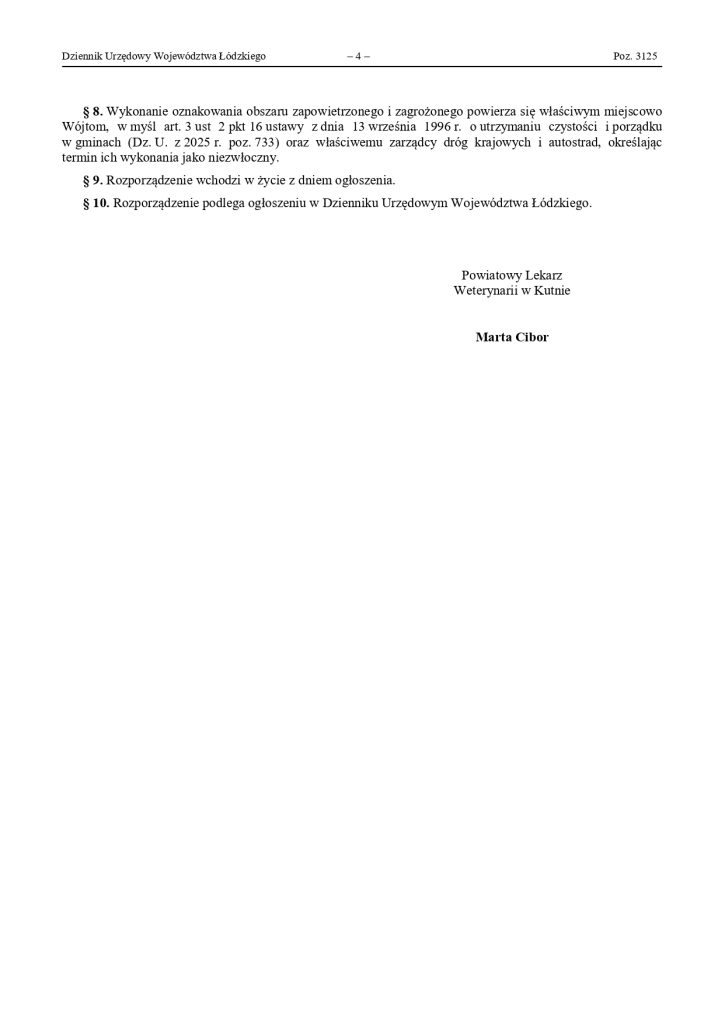 Komunikat w związku z wystąpieniem wysoce zjadliwej grypy ptaków (HPAI)