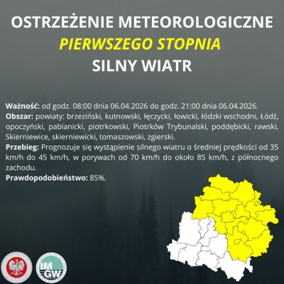UWAGA! Silny wiatr!
