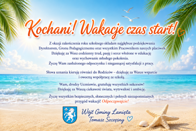 Zakończenie roku szkolnego - życzenia